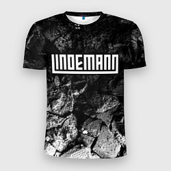 Футболка спортивная мужская Lindemann black graphite, цвет: 3D-принт