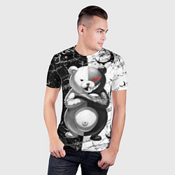 Футболка спортивная мужская Monokuma - Danganronpa, цвет: 3D-принт — фото 2