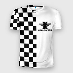 Футболка спортивная мужская Helldivers 2: Chess Logo, цвет: 3D-принт