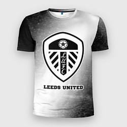 Футболка спортивная мужская Leeds United sport на светлом фоне, цвет: 3D-принт