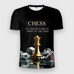 Футболка спортивная мужская Тихая игра музыки разума, цвет: 3D-принт