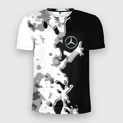 Мужская спорт-футболка Mercedes benz sport germany steel
