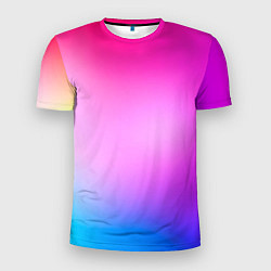 Футболка спортивная мужская Colorful gradient, цвет: 3D-принт