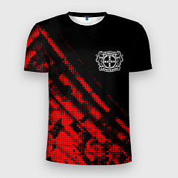 Футболка спортивная мужская Bayer 04 sport grunge, цвет: 3D-принт