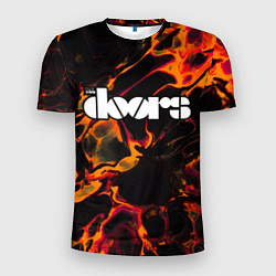 Футболка спортивная мужская The Doors red lava, цвет: 3D-принт