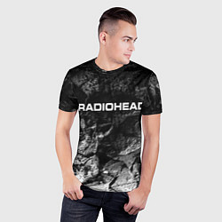 Футболка спортивная мужская Radiohead black graphite, цвет: 3D-принт — фото 2