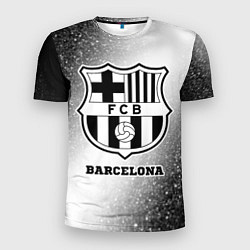 Футболка спортивная мужская Barcelona sport на светлом фоне, цвет: 3D-принт