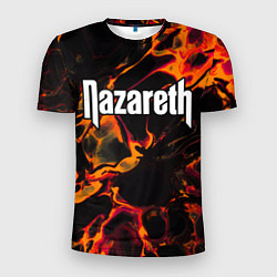 Футболка спортивная мужская Nazareth red lava, цвет: 3D-принт