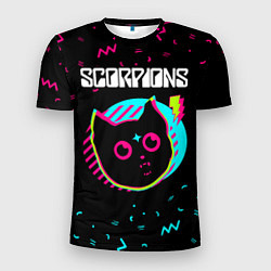 Футболка спортивная мужская Scorpions - rock star cat, цвет: 3D-принт