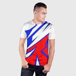Футболка спортивная мужская Geometry Russia, цвет: 3D-принт — фото 2