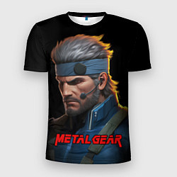 Футболка спортивная мужская Веном Снейк из игры Metal gear, цвет: 3D-принт