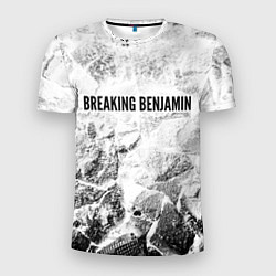 Футболка спортивная мужская Breaking Benjamin white graphite, цвет: 3D-принт