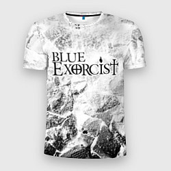 Мужская спорт-футболка Blue Exorcist white graphite