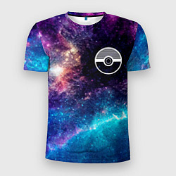 Футболка спортивная мужская Pokemon space anime, цвет: 3D-принт