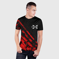 Футболка спортивная мужская Exeed sport grunge, цвет: 3D-принт — фото 2