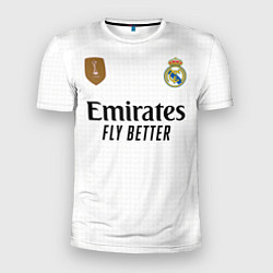 Футболка спортивная мужская Мбаппе Реал Мадрид форма 24-25 домашняя, цвет: 3D-принт