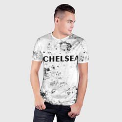Футболка спортивная мужская Chelsea dirty ice, цвет: 3D-принт — фото 2