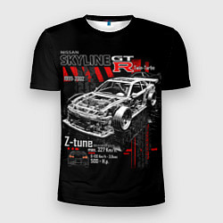 Футболка спортивная мужская Skyline korch r34, цвет: 3D-принт