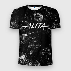 Футболка спортивная мужская Alita black ice, цвет: 3D-принт
