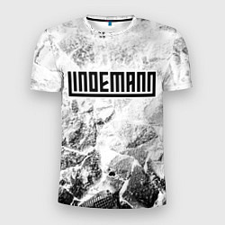 Футболка спортивная мужская Lindemann white graphite, цвет: 3D-принт