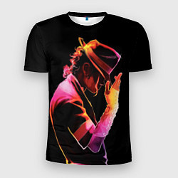 Футболка спортивная мужская Michael Jackson in the hat, цвет: 3D-принт