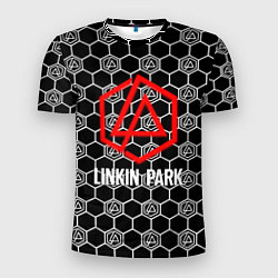 Футболка спортивная мужская Linkin park logo pattern, цвет: 3D-принт