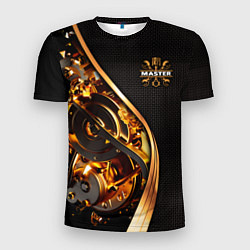 Футболка спортивная мужская Золотой мастер, цвет: 3D-принт