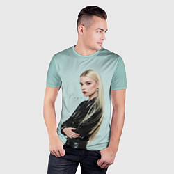 Футболка спортивная мужская Anya Taylor - Joy - actress, цвет: 3D-принт — фото 2
