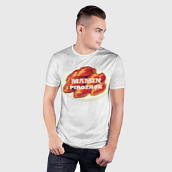 Футболка спортивная мужская Мамин вкусный пирожок, цвет: 3D-принт — фото 2