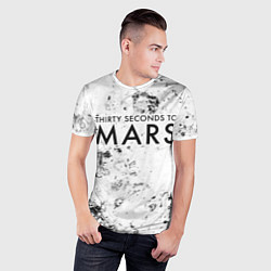 Футболка спортивная мужская Thirty Seconds to Mars dirty ice, цвет: 3D-принт — фото 2