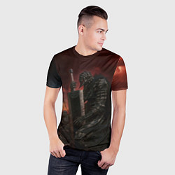 Футболка спортивная мужская Берсерк на поле брани, цвет: 3D-принт — фото 2