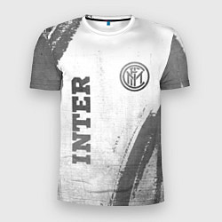 Футболка спортивная мужская Inter - white gradient вертикально, цвет: 3D-принт