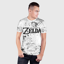 Футболка спортивная мужская Zelda dirty ice, цвет: 3D-принт — фото 2