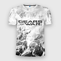 Футболка спортивная мужская Gears of War white graphite, цвет: 3D-принт