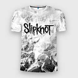 Мужская спорт-футболка Slipknot white graphite