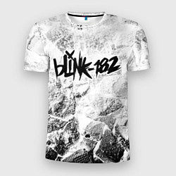 Футболка спортивная мужская Blink 182 white graphite, цвет: 3D-принт