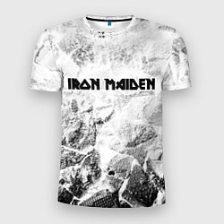 Мужская спорт-футболка Iron Maiden white graphite