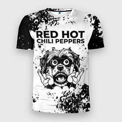 Футболка спортивная мужская Red Hot Chili Peppers - рок пес, цвет: 3D-принт