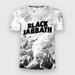 Мужская спорт-футболка Black Sabbath white graphite