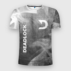 Футболка спортивная мужская Deadlock - grey gradient вертикально, цвет: 3D-принт