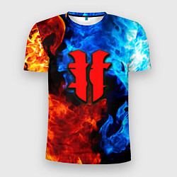 Мужская спорт-футболка Starcraft fire steel