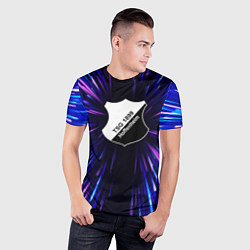 Футболка спортивная мужская Hoffenheim neon energy, цвет: 3D-принт — фото 2