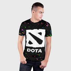 Футболка спортивная мужская Dota конфети, цвет: 3D-принт — фото 2