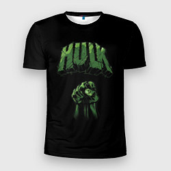 Футболка спортивная мужская Hulk punch, цвет: 3D-принт