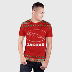 Футболка спортивная мужская Jaguar new year, цвет: 3D-принт — фото 2