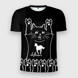 Футболка спортивная мужская Deftones: cat rock, цвет: 3D-принт