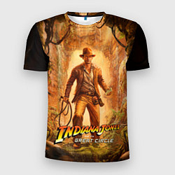 Футболка спортивная мужская Инди Indiana Jones and the great circle, цвет: 3D-принт