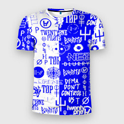 Мужская спорт-футболка Twenty one pilots лого