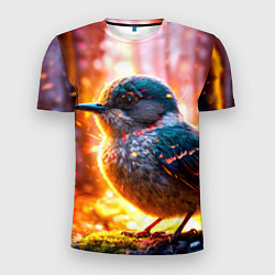 Футболка спортивная мужская Кукушка в искрах, цвет: 3D-принт