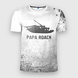 Футболка спортивная мужская Papa Roach - white gradient, цвет: 3D-принт